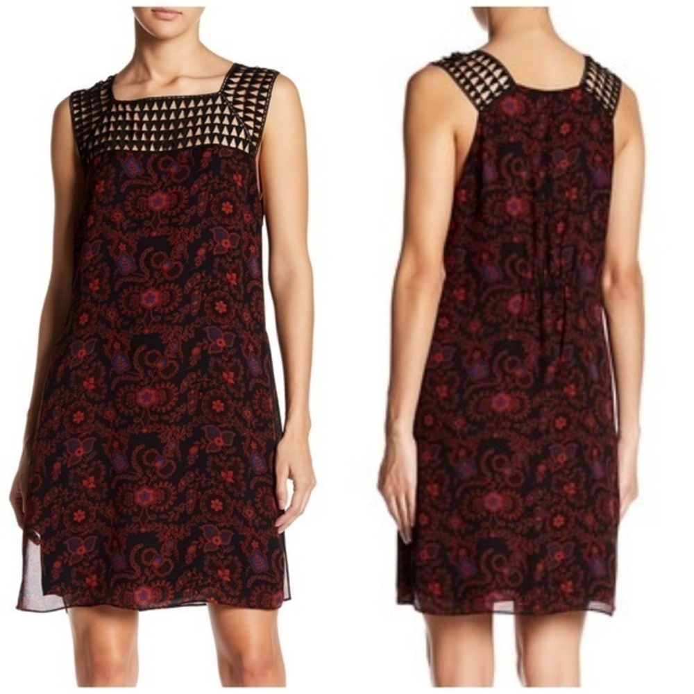 A.L.C.‎ Silk Helen dress burgundy lace pockets xs